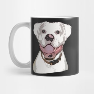 White Boxer Dog Mug